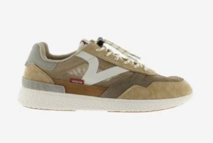 zapatilla VICTORIA beige rejilla