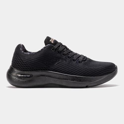 zapatilla JOMA NAYLON NEGRO suela al tono