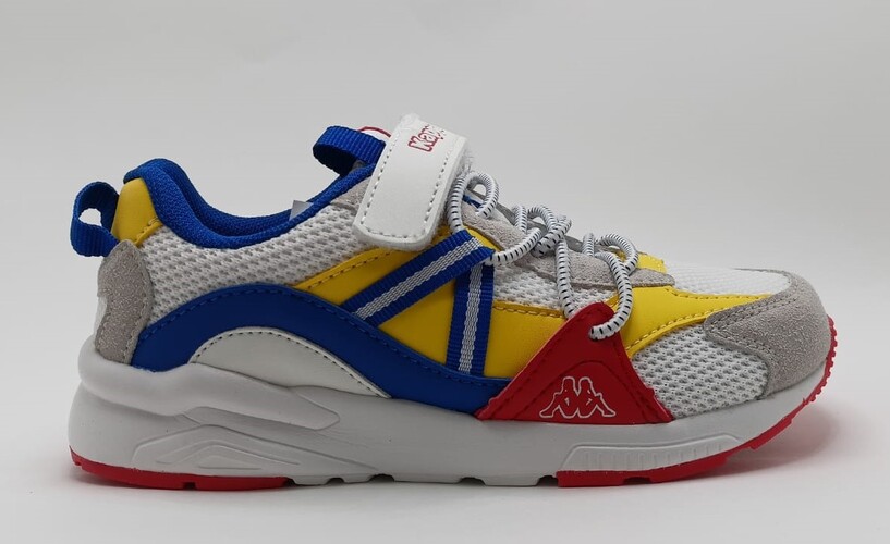 zapatilla KAPPA naylon velcro BLANCA