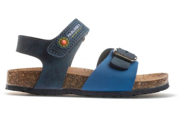 sandalia PABLOSKY Bio Hebilla velcro azul