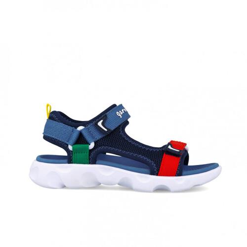 sandalia bio GARVALIN AZUL-ROJA