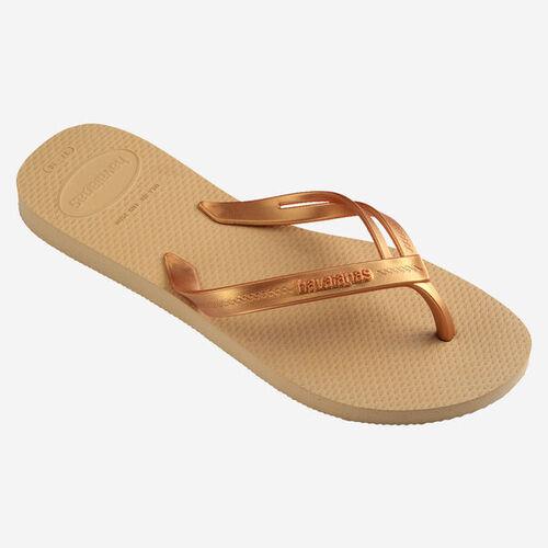 chancla HAVAIANAS platino ORO