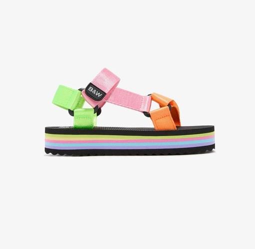 sandalia BREA-WALK PLATAFORMA MULTICOLOR BIO 