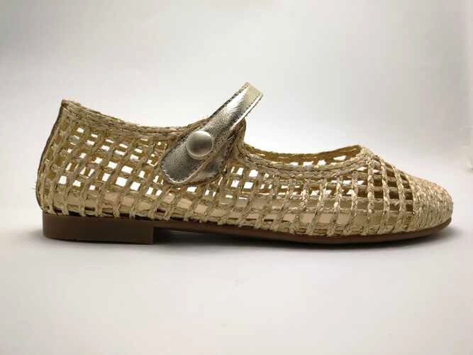 Zapato mercedes ANDANINES oro