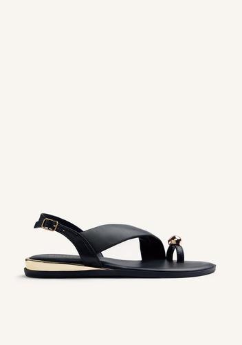 Sandalia GIOSEPPO tiras en color negro