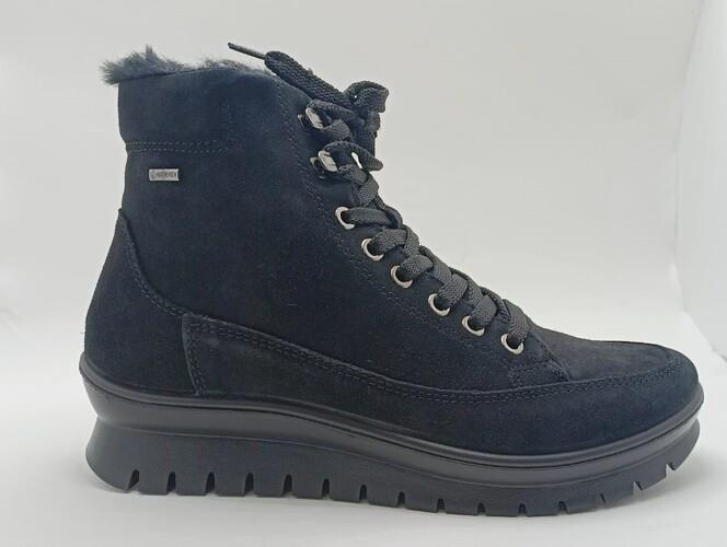 Bota IGI&co goretex anillas PELO negro