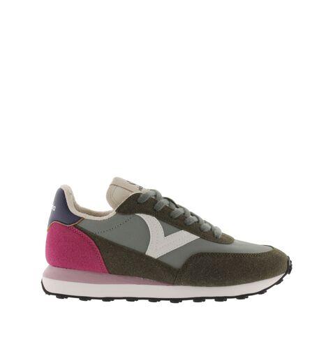 zapatilla VICTORIA cordones RETRO kaki