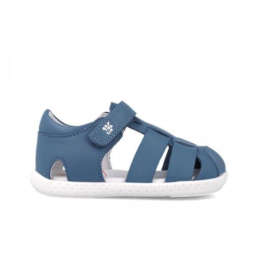 sandalia GARVALIN entreabierta BAREFOOT AZUL