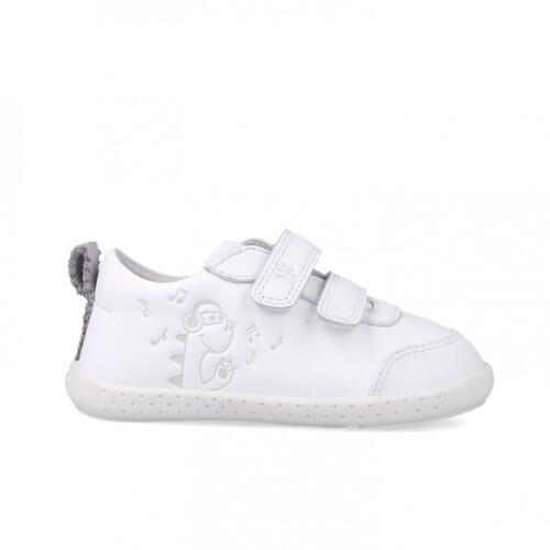 zapatilla respetuosa GARVALIN DOS VELCROS BLANCO