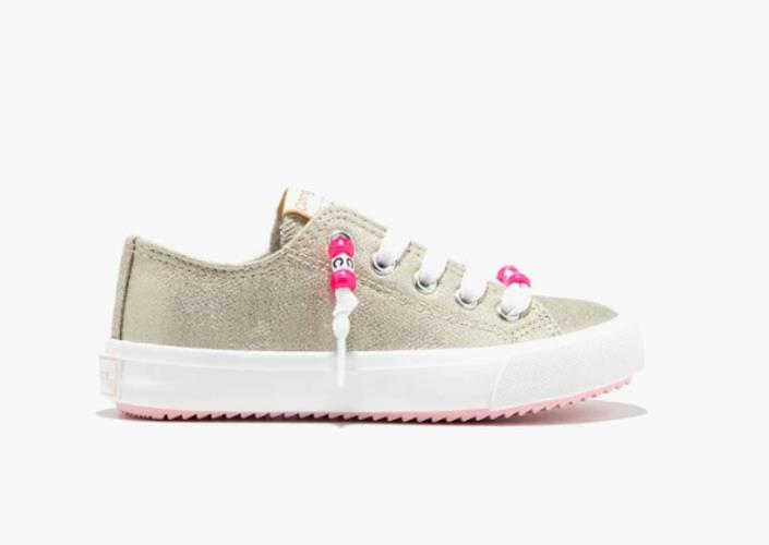 Zapatilla CONGUITOS oro metalizado 