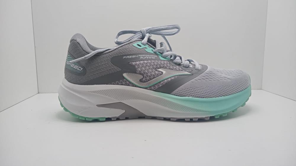 Zapatilla JOMA running gris y turquesa