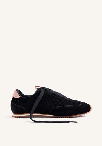 Zapatilla GIOSEPPO en negro y rosa