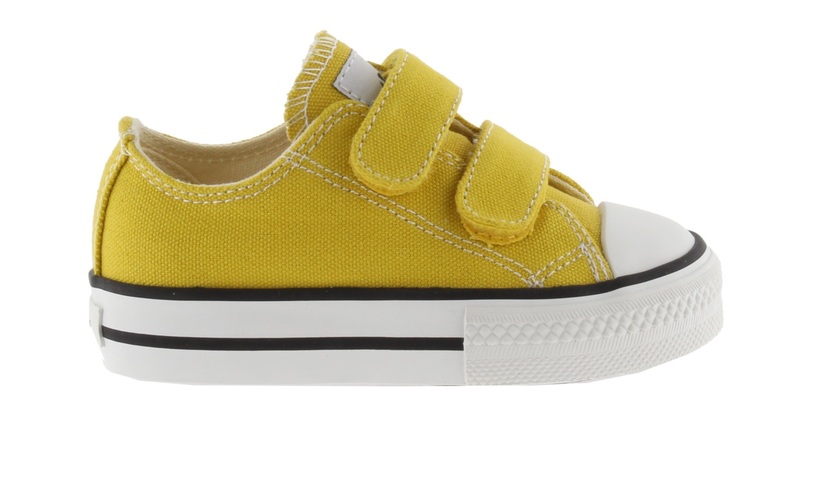 zapatilla VICTORIA 2V lona mostaza