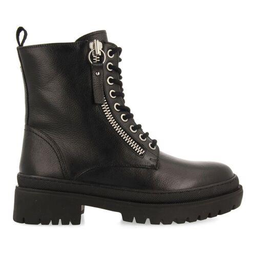 Bota GIOSEPPO biker CORDONES negra