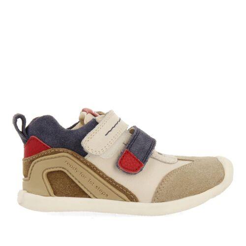 bota GIOSEPPO flexible VELCRO marino