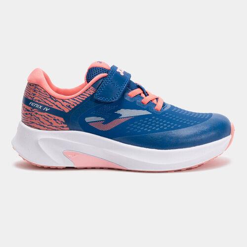 Zapatilla JOMA en azul y coral