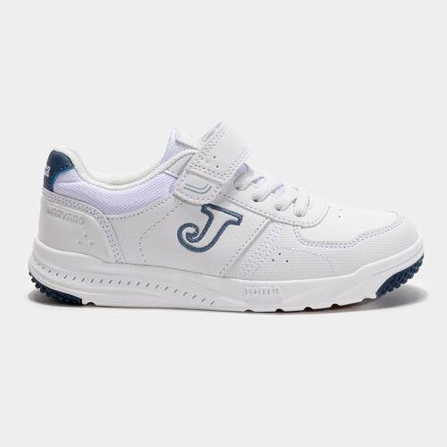 Zapatilla JOMA VELCRO en blanco y azul