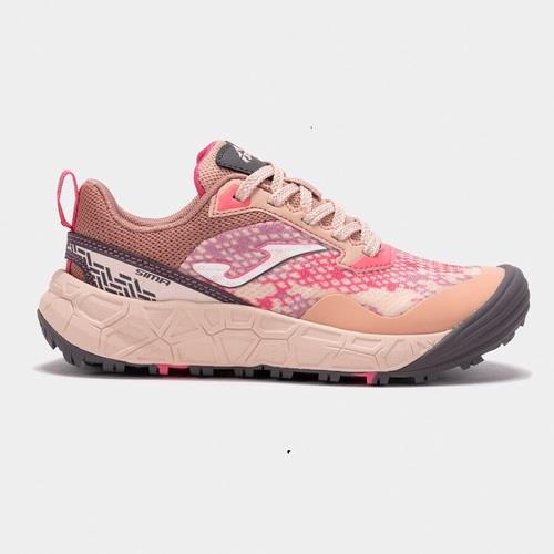 Zapatilla JOMA TRAIL en beige y rosa