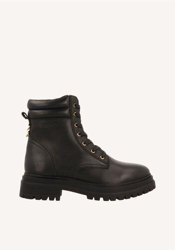 Bota militar GIOSEPPO en negro con cordones