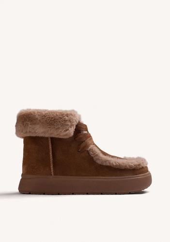 Bota pelo GIOSEPPO en color taupe