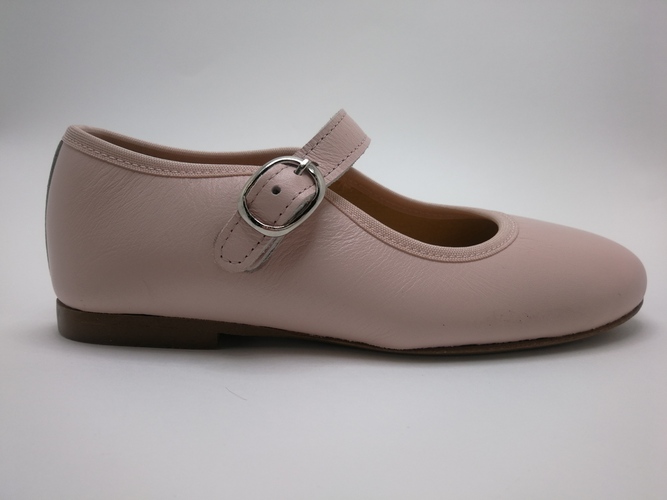 Zapato mercedes LANDOS hebilla nude
