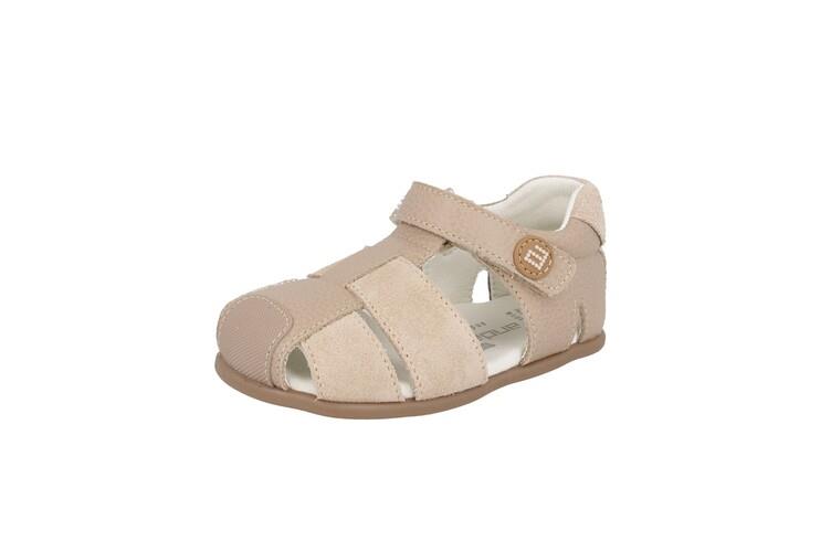 Sandalia entreabierta ANDANINES en color taupe