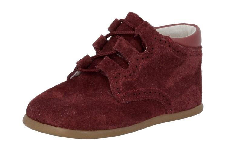 Bota ANDANINES BAREFOOT serraje en color granate