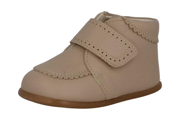 BOTA ANDANINES BAREFOOT con velcro en taupe