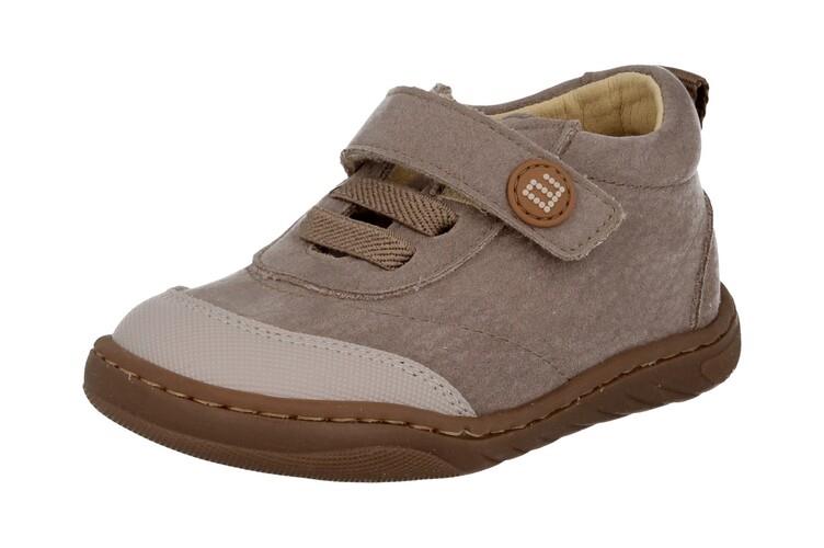 Bota ANDANINES BAREFOOT con velcro en taupe