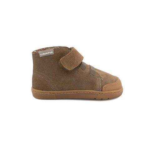 Bota TITANITOS elásticos con forro de pelo en color topo