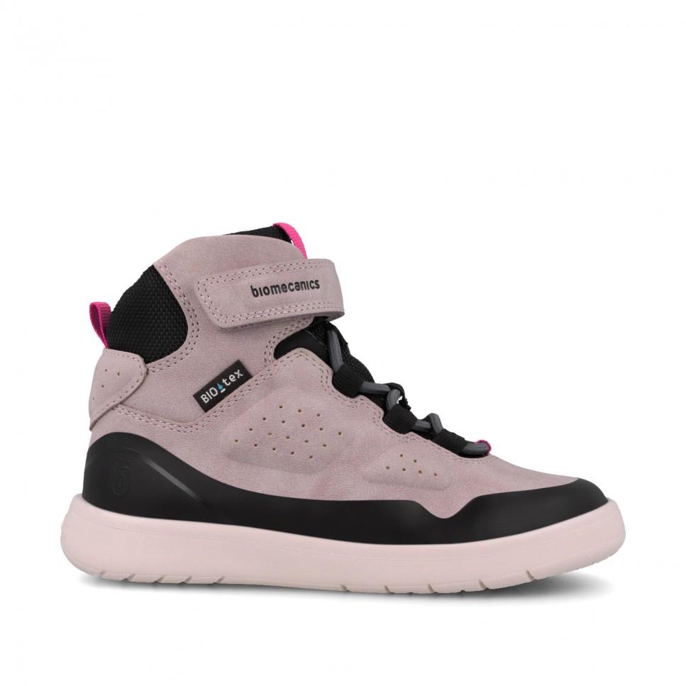 Bota BIOMECANICS 1 velcro con membrana impermeable en color lavanda