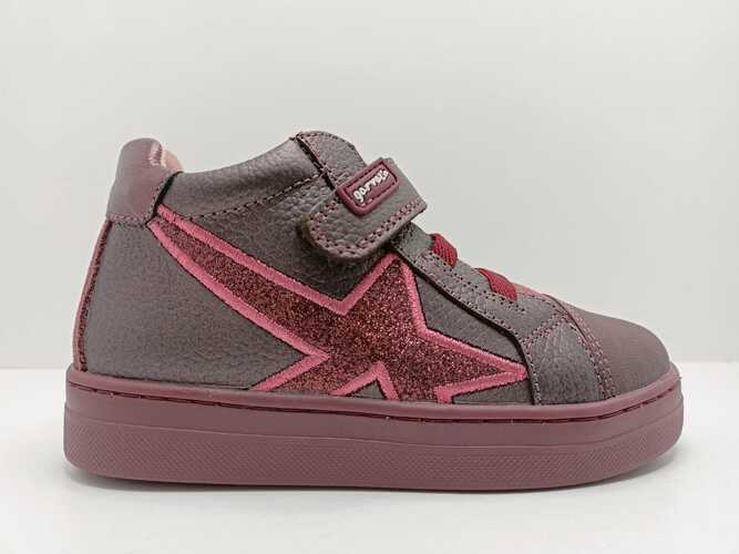 Bota GARVALIN burdeos velcro con estrella