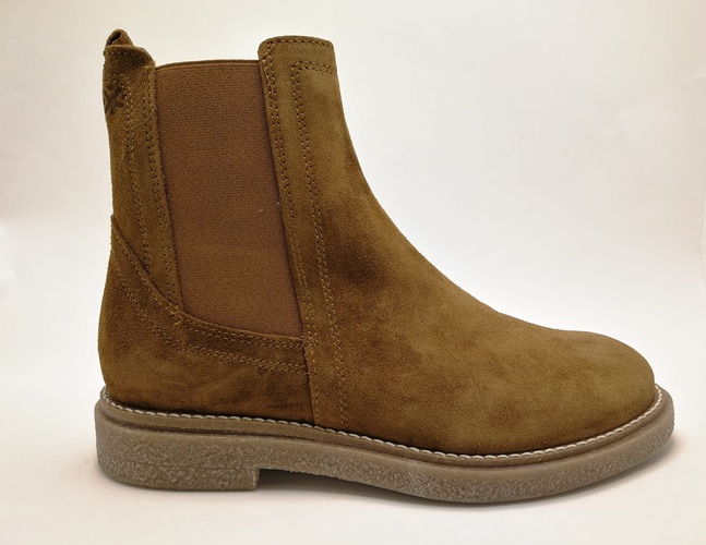 Bota ACEBOS elástico serraje cuero 