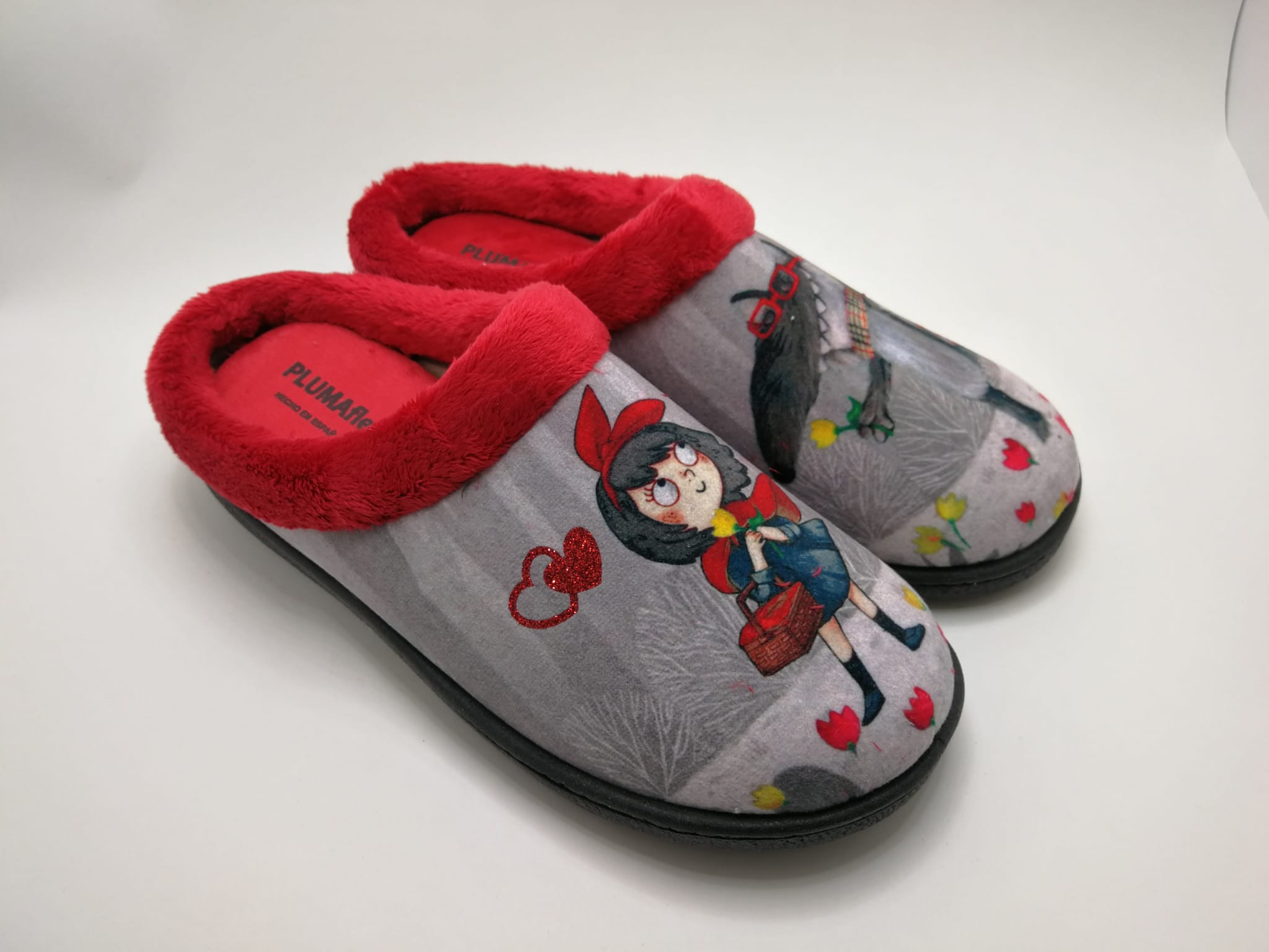Lobo Plumaflex Zapatillas Caperucita Roja ZAPATILLA CASA MUJER