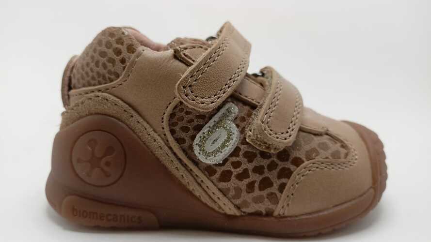 bota BIOMECANIC velcros taupe JIRAFA