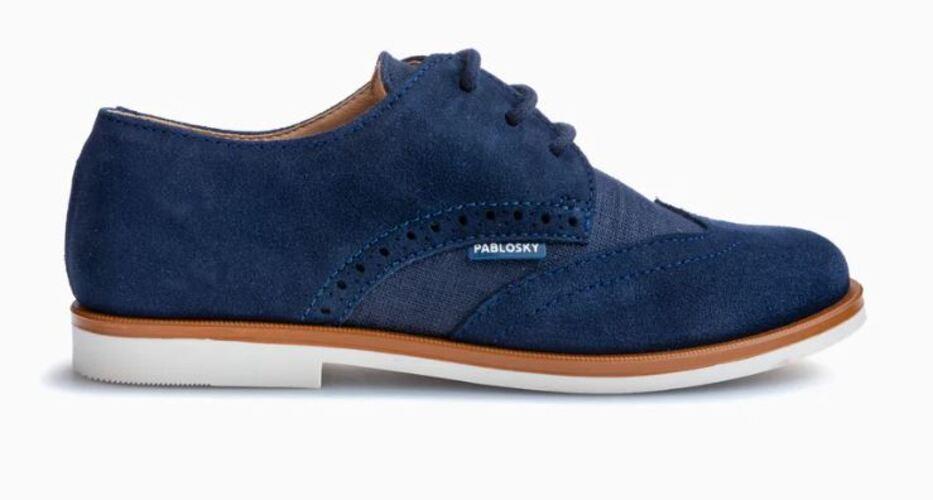 zapato PABLOSKY serraje lino azul