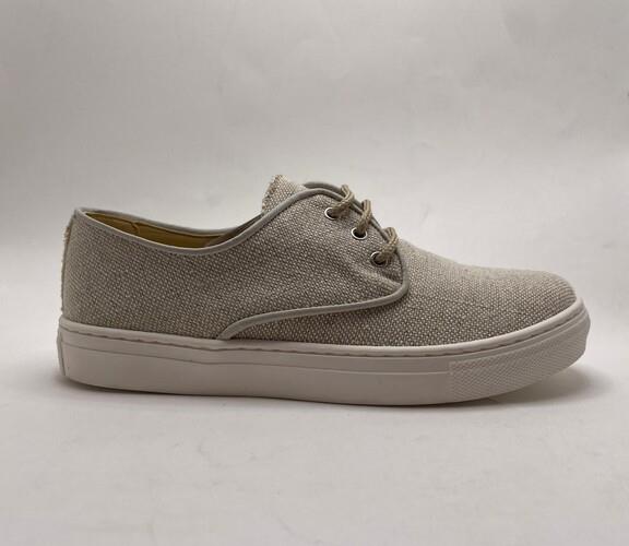 zapato ANDANINES cordón LINO BEIGE
